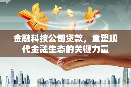 庆城金融科技公司贷款，重塑现代金融生态的关键力量