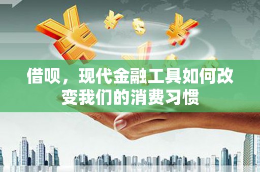庆城借呗，现代金融工具如何改变我们的消费习惯